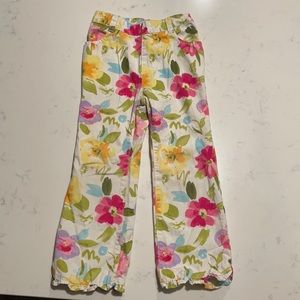 Gymboree floral pants